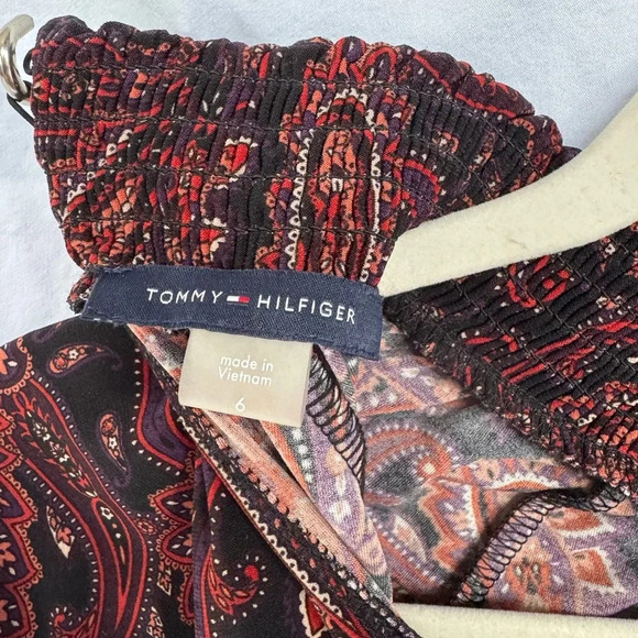 Tommy Hilfiger | Mock Neck | Paisley Size 6 - Picture 5 of 6